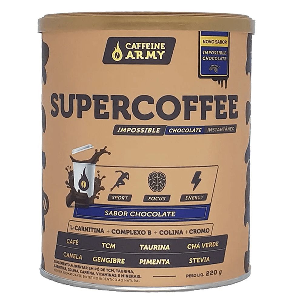 SUPERCOFFEE CHOCOLATE - 220 GR